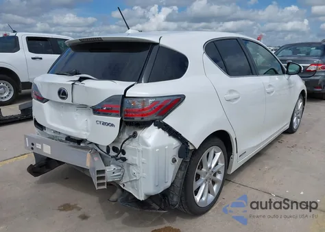 2012 Lexus Ct 200H Premium из США, поврежденный, VIN JTHKD5BHXC2054717
